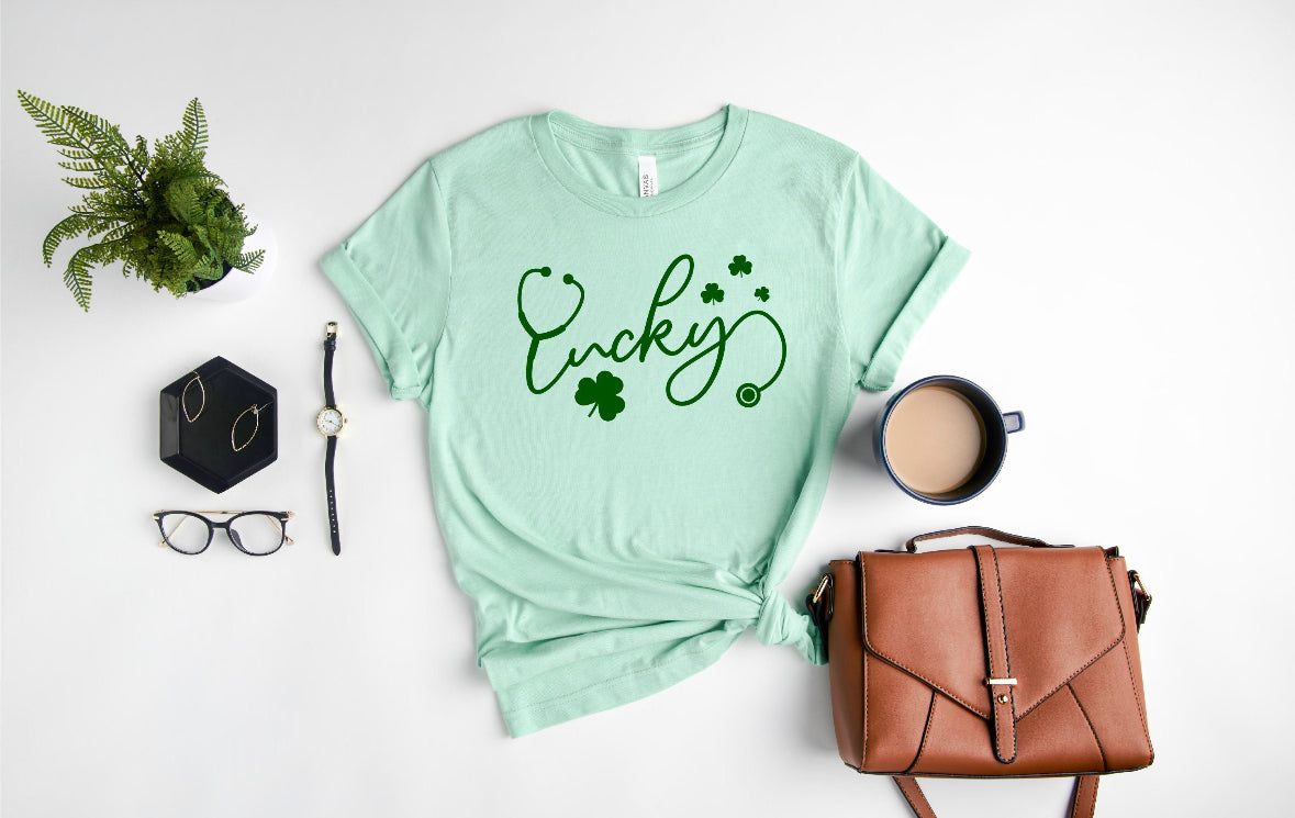Lucky Stethoscope Tee