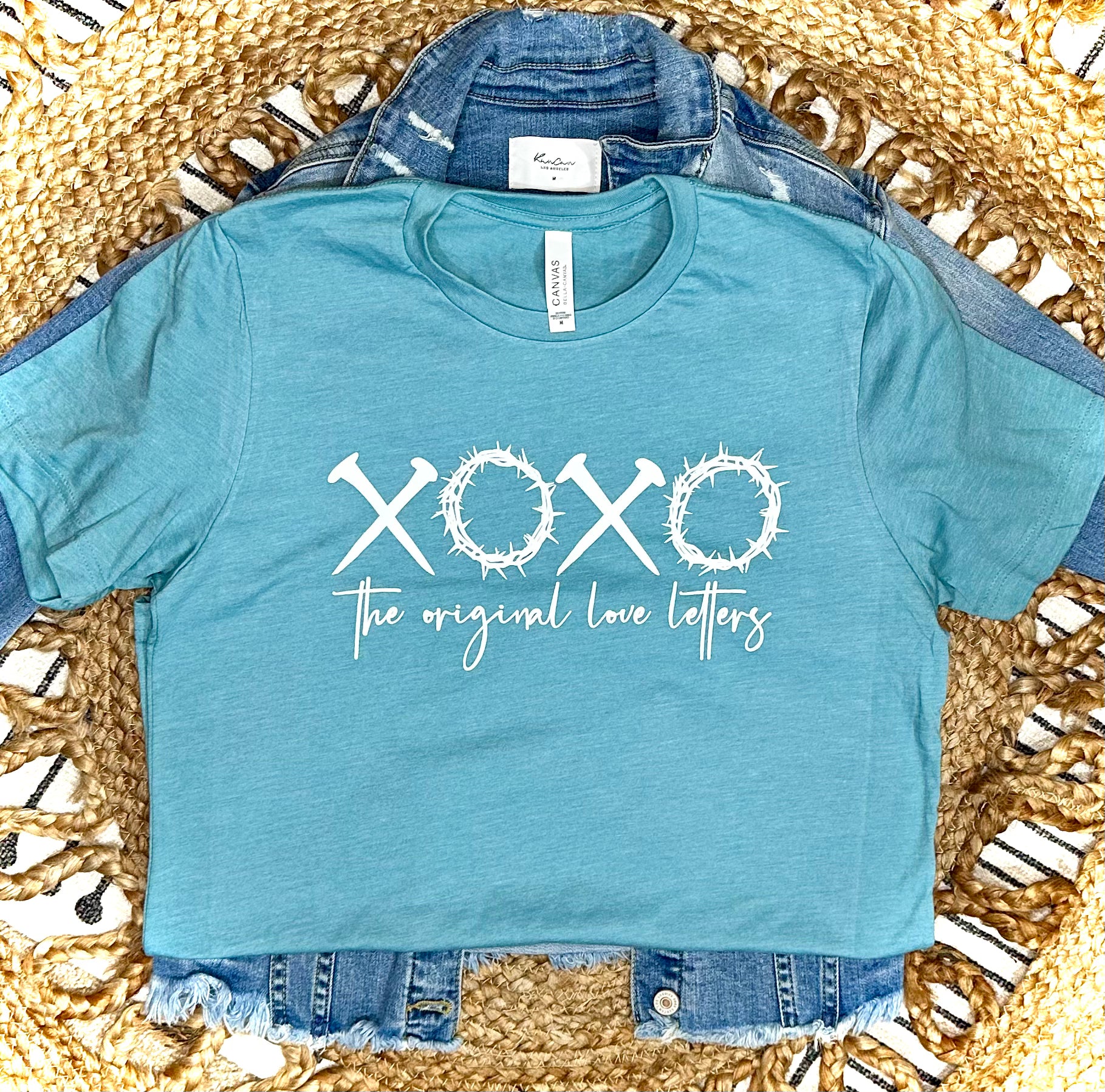 XOXO The Original Love Letters - BLUE TEE