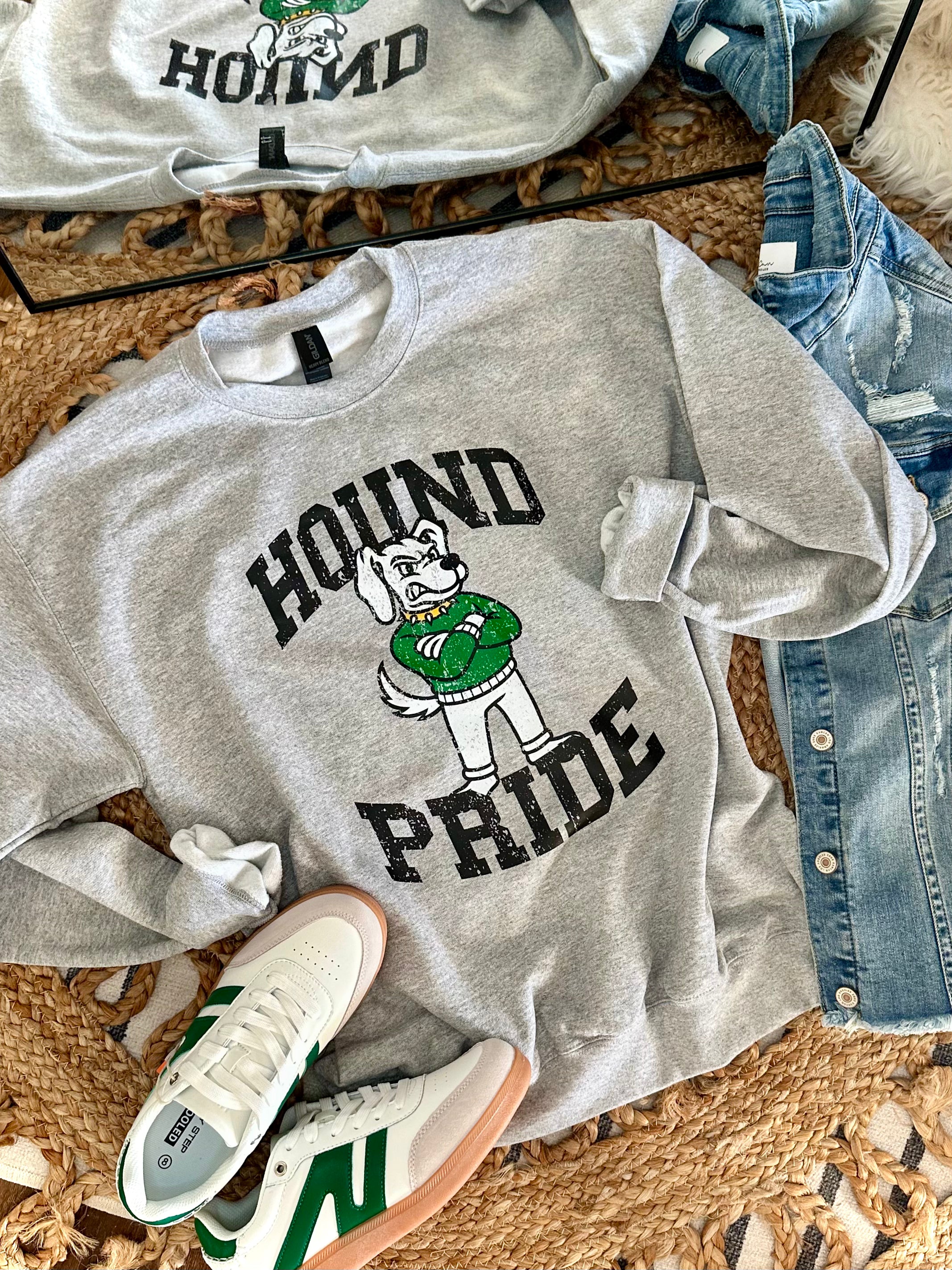 Hound Pride with Spoofy - Sport Grey Crewneck Sweatshirt