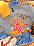 Saving Lives & Game Day Vibes - Grey Tee