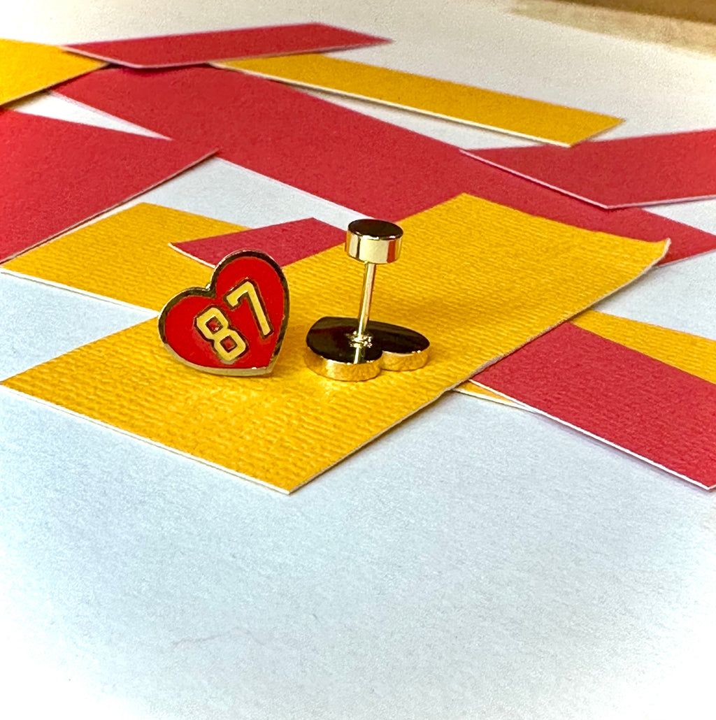 87 Heart KC Earrings
