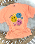 HAPPY TO SEE YOUR FACE - NEON ORANGE TEE