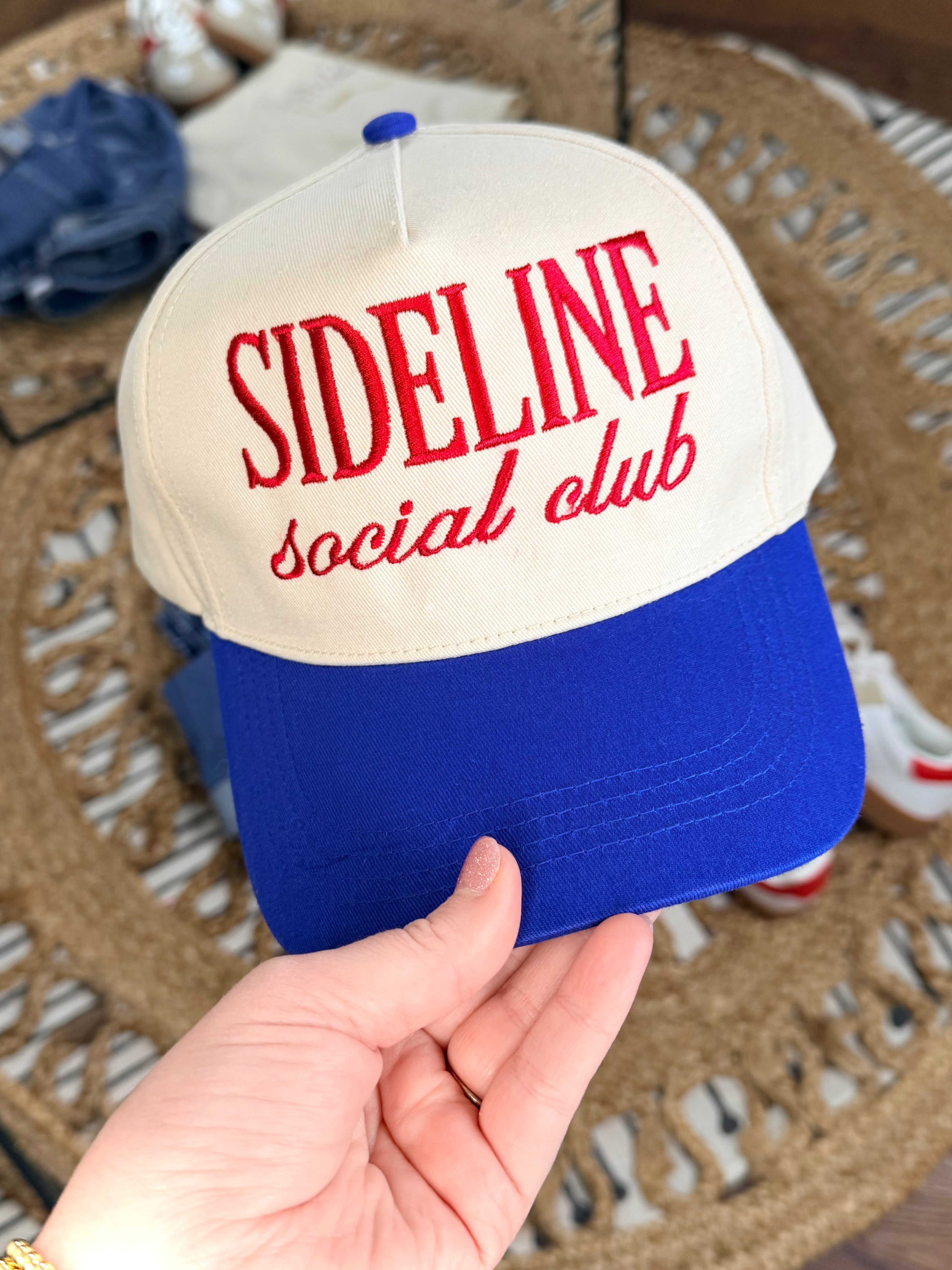 Sideline Social Club Blue Hat