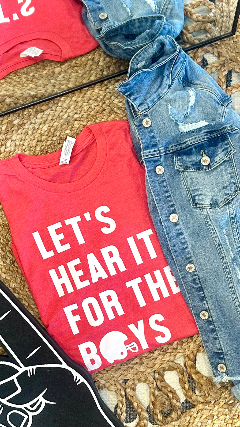 LET’S HEAR IT FOR THE BOYS - RED TEE