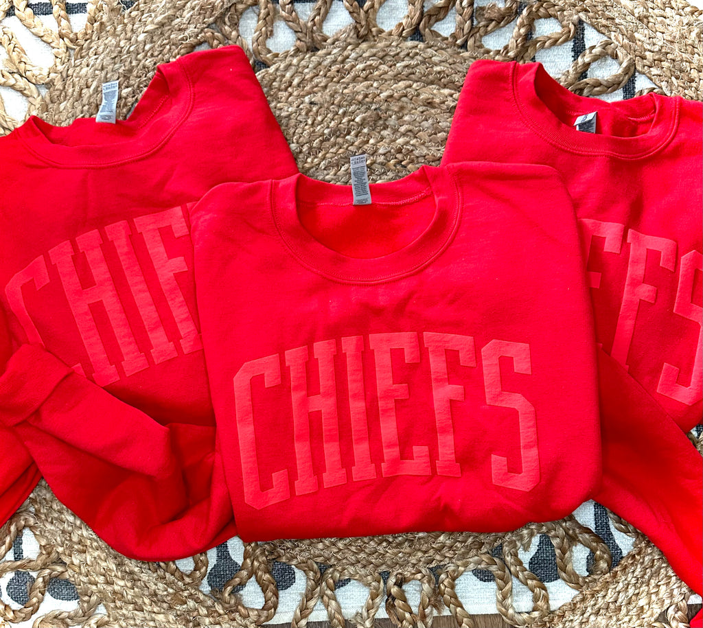 Puff Chiefs Red Tone on Tone