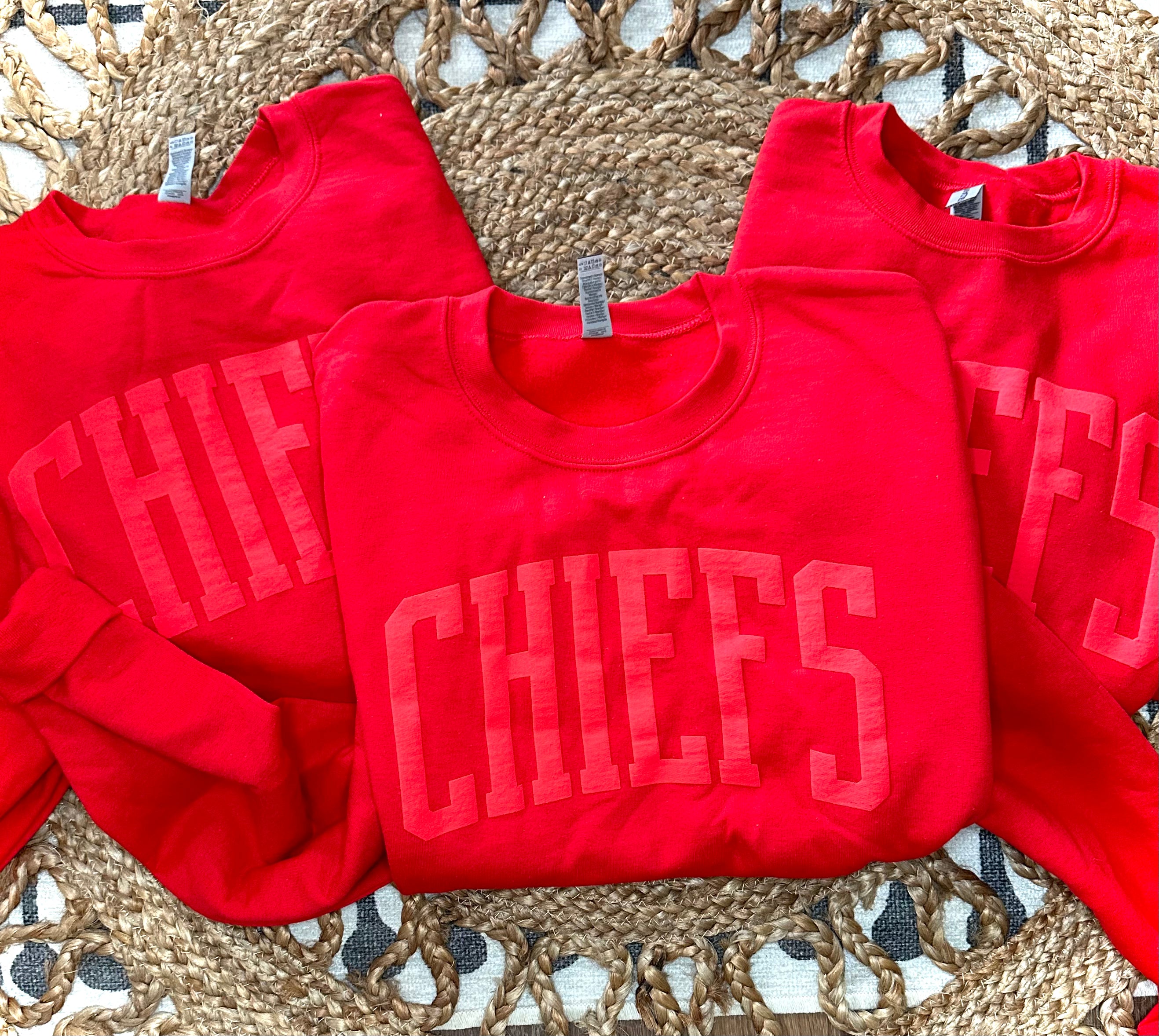 Puff Chiefs Red Tone on Tone