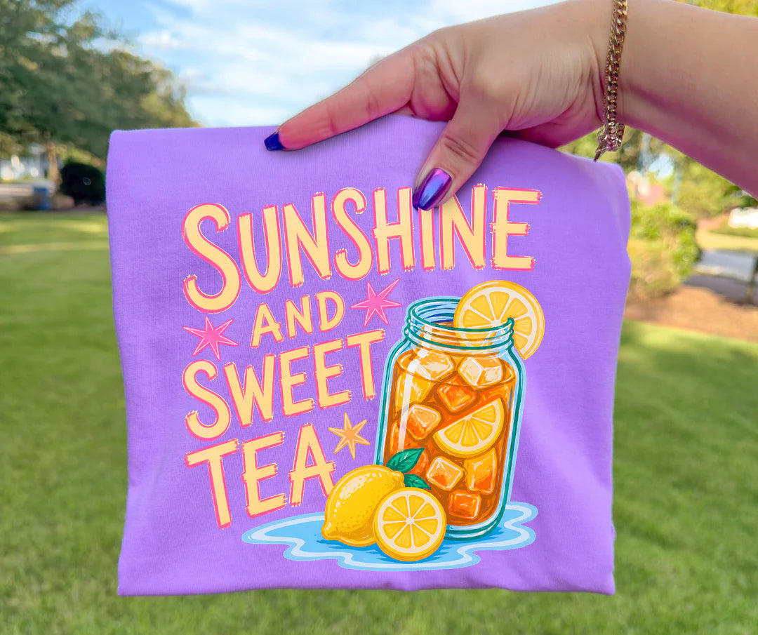Sunshine and Sweet Tea - Violet Tee