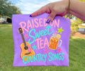 Raised on Sweet Tea and Country Songs - Violet Tee