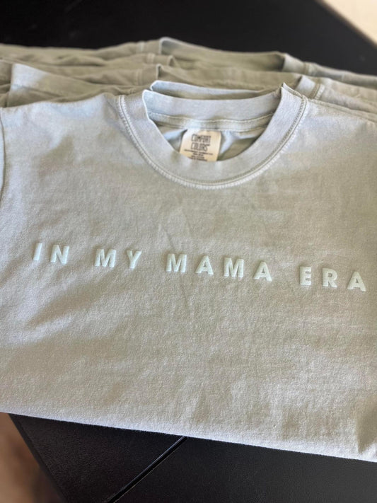 In my Mama Era Neutral Puff Tee