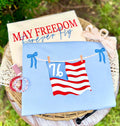Laundry Line Flag - Light Blue Tee