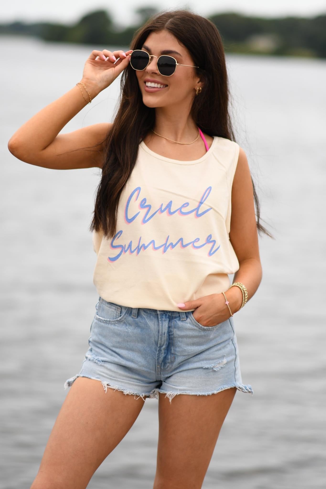 CRUEL SUMMER - IVORY TANK