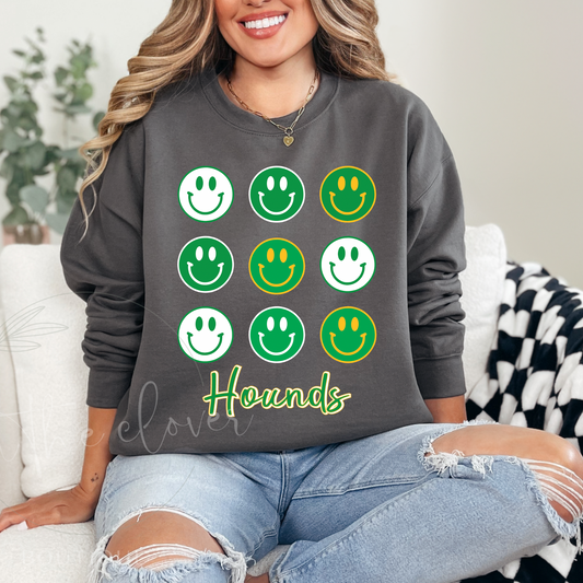 Hounds Smiley Crewneck