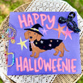 Happy Halloweenie - Violet Tee