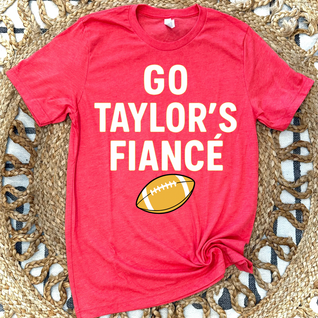 Go Taylor's Fiance - Heather Red Tee