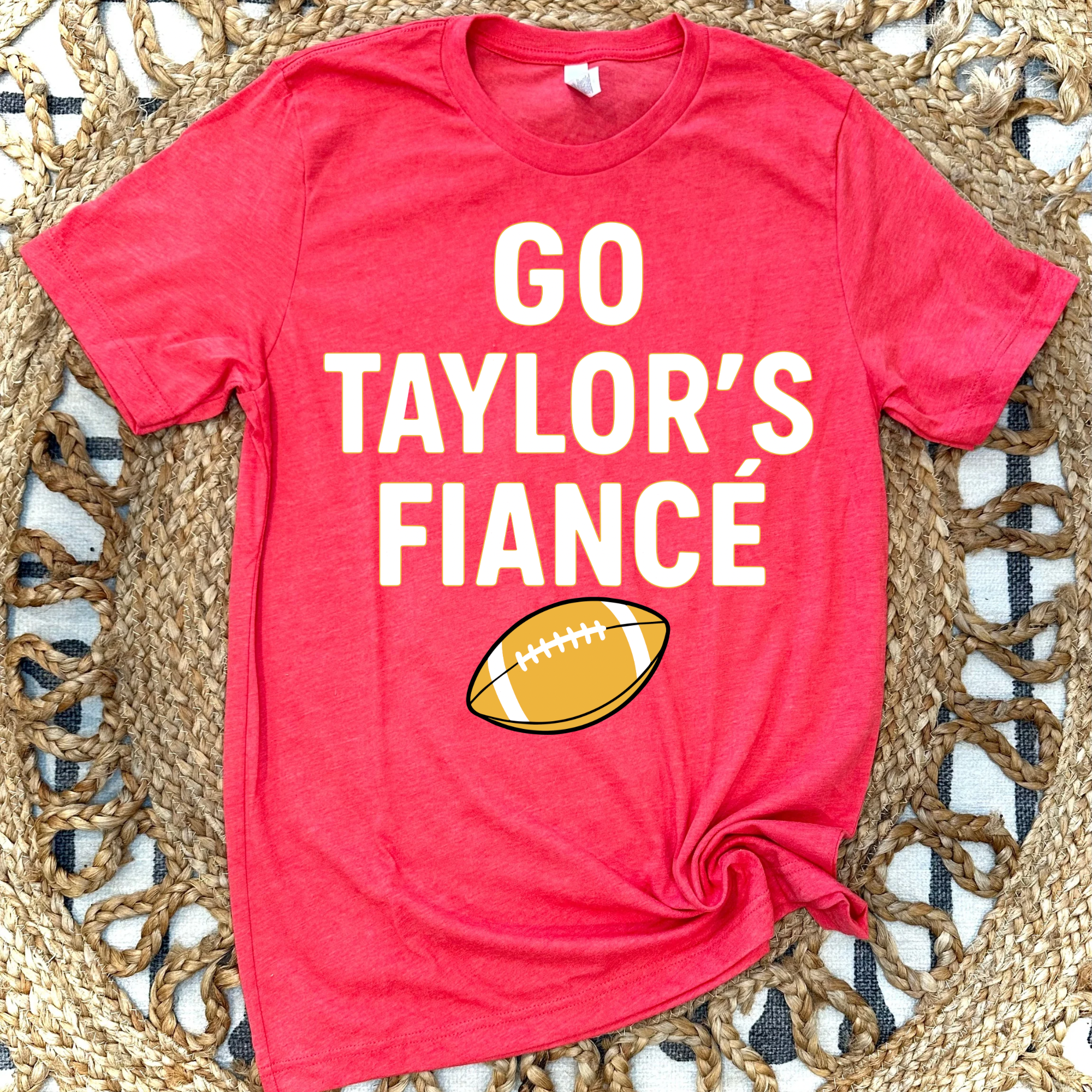 Go Taylor's Fiance - Heather Red Tee
