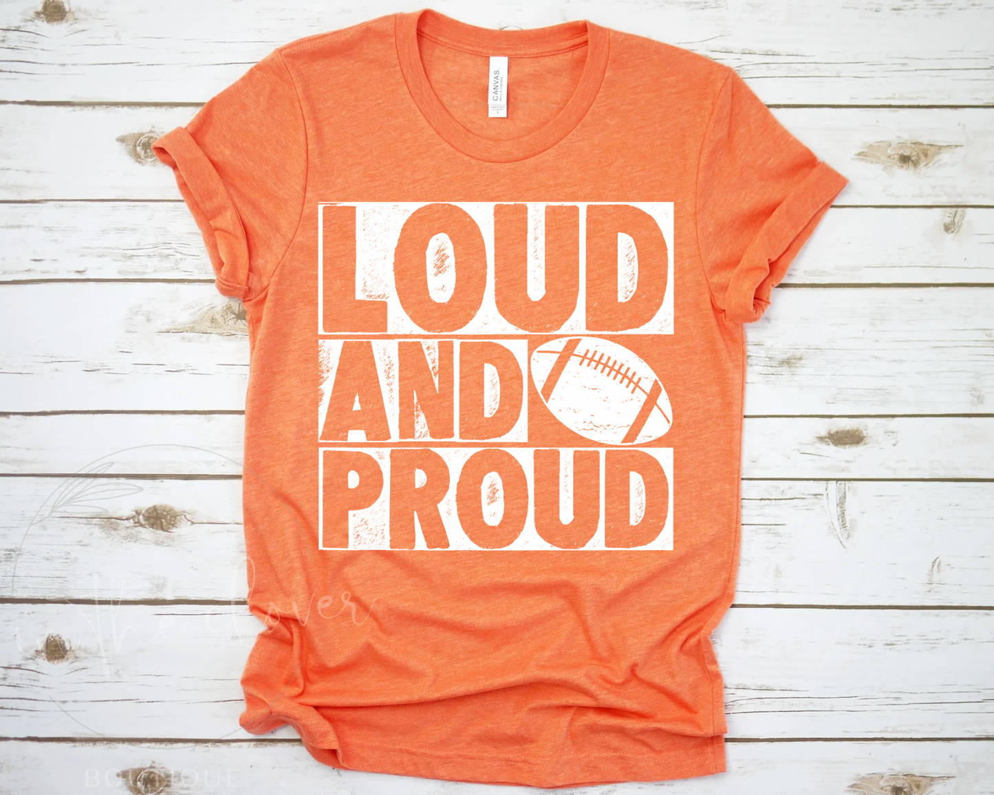 LOUD & PROUD FOOTBALL BLOCK TEE