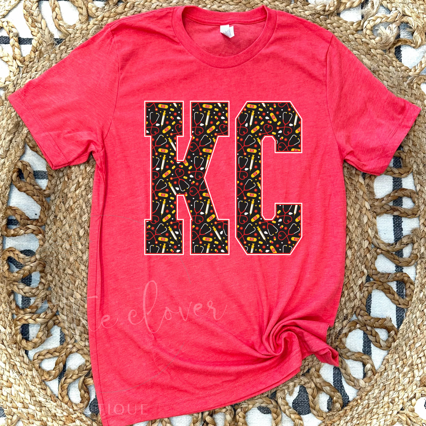 NURSE THEMED KC - RED TEE