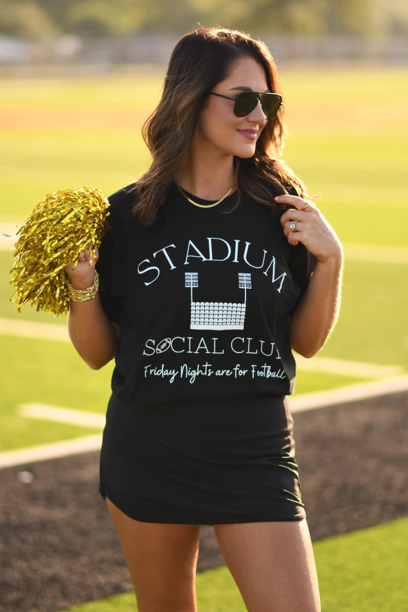 STADIUM SOCIAL CLUB - BLACK TEE