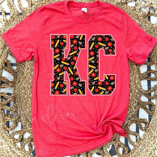 TEACHER THEMED KC - RED TEE