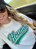 Vintage Hounds Script - Ivory Tee