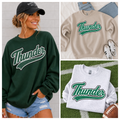 Vintage Thunder Script - Ash Crewneck
