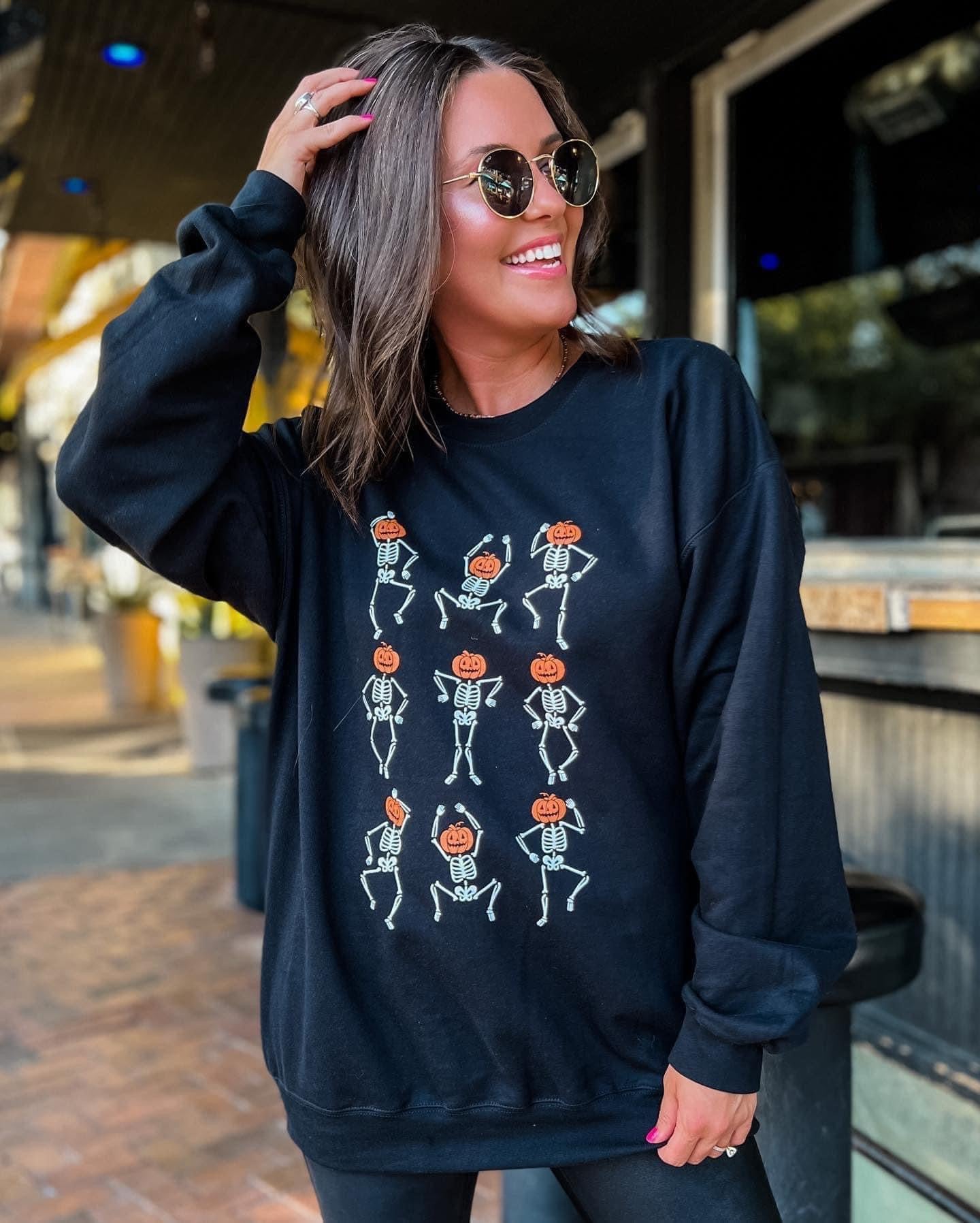 **PREORDER** DANCING JACK-O - BLACK CREWNECK