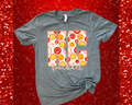 SMILEY KC FOOTALL - HEATHER CHARCOAL TEE