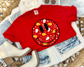 SMILEY ARROWHEAD - RED TEE