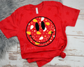 SMILEY ARROWHEAD - HEATHER RED STAR TEE