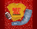 KANSAS CITY FOOTBALL MUSTARD TEE