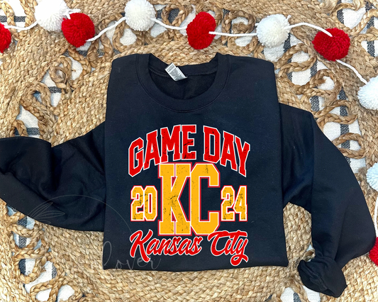 GAME DAY 2024 - BLACK CREWNECK