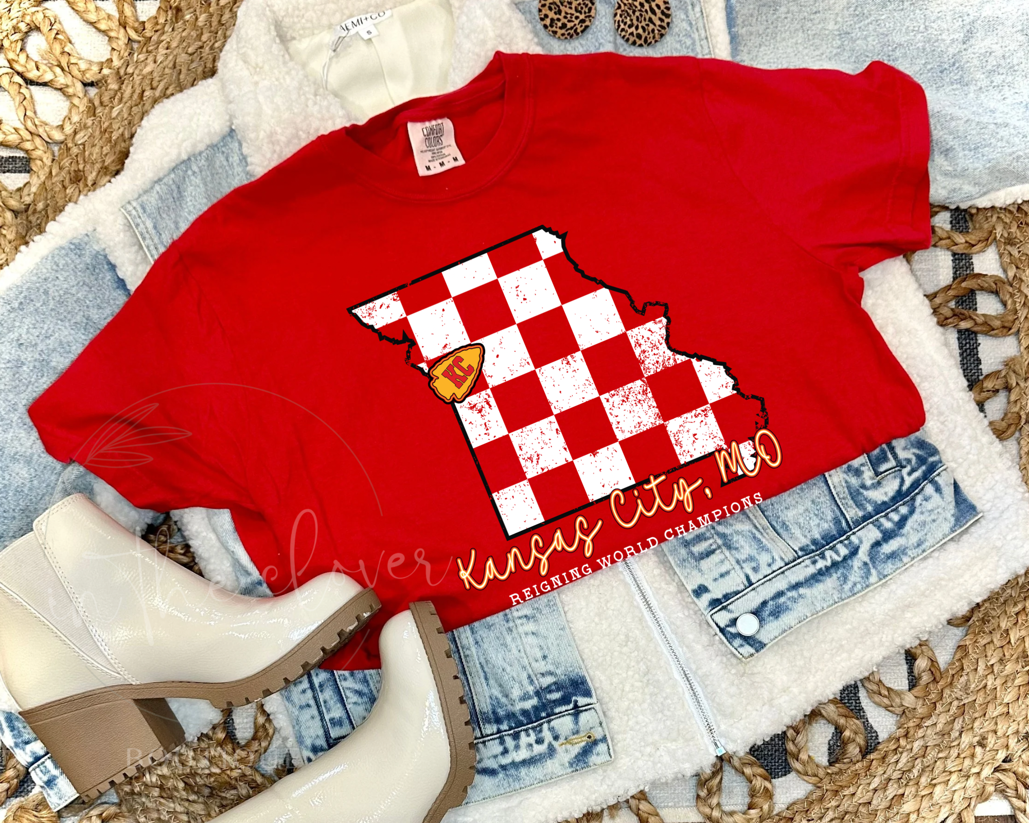 KANSAS CITY MO - RED TEE