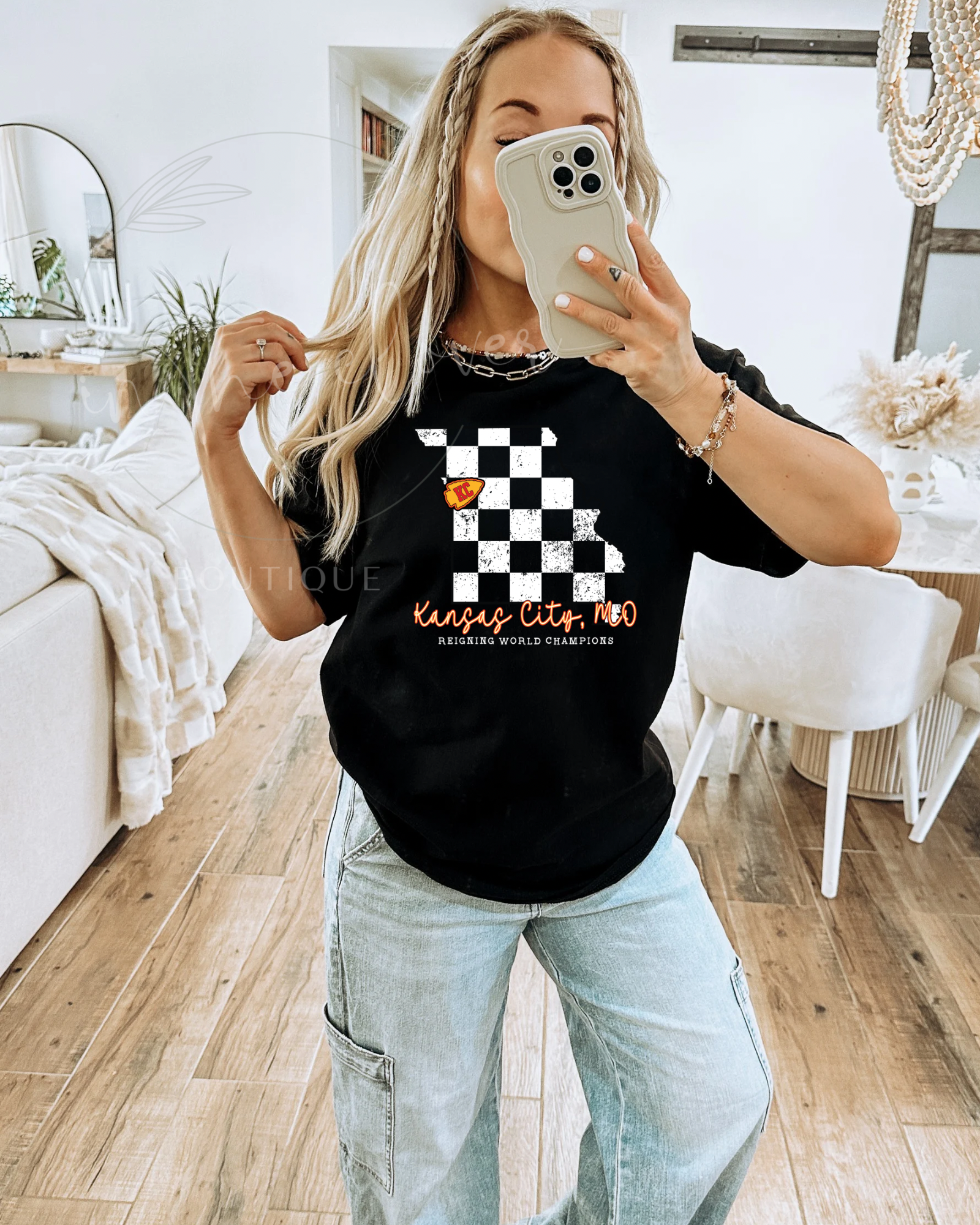 KANSAS CITY MO - BLACK TEE