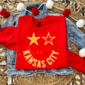 STAR SMILEY KANSAS CITY - RED CREWNECK