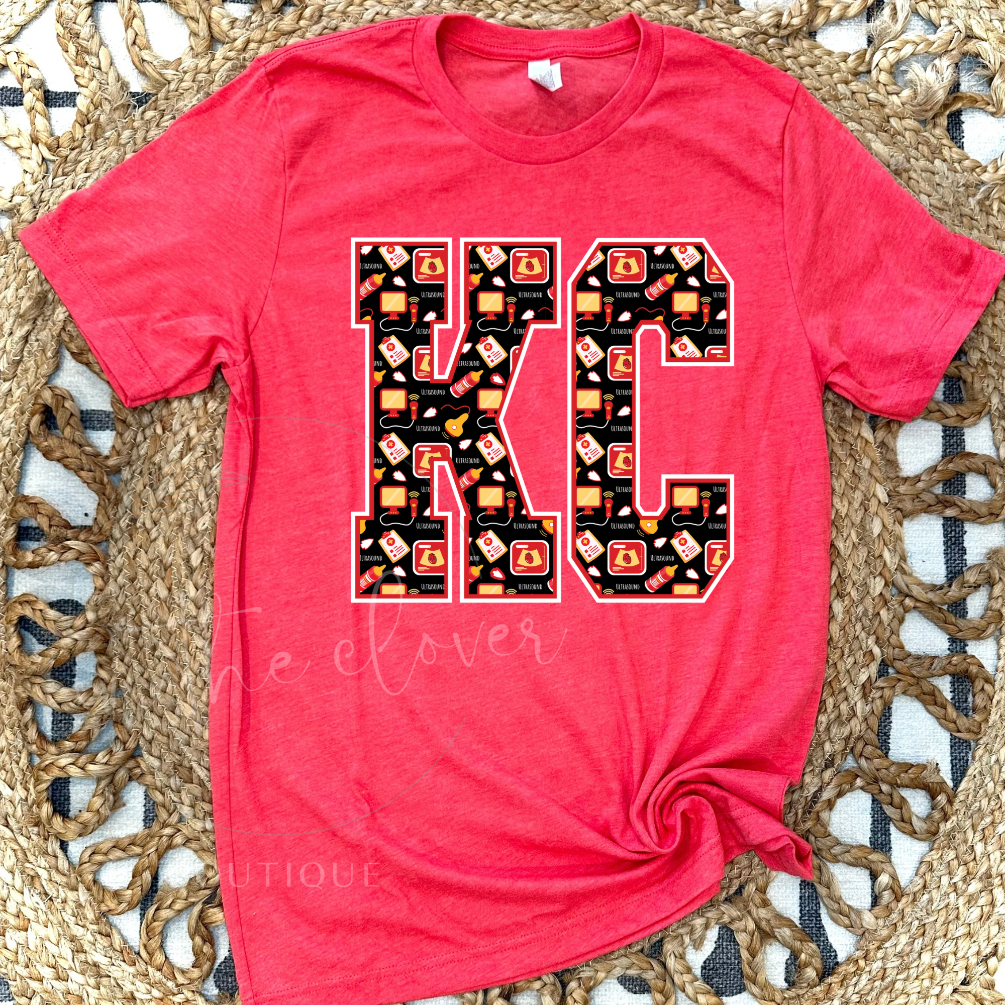 CARDIAC US TECH THEMED KC - RED TEE
