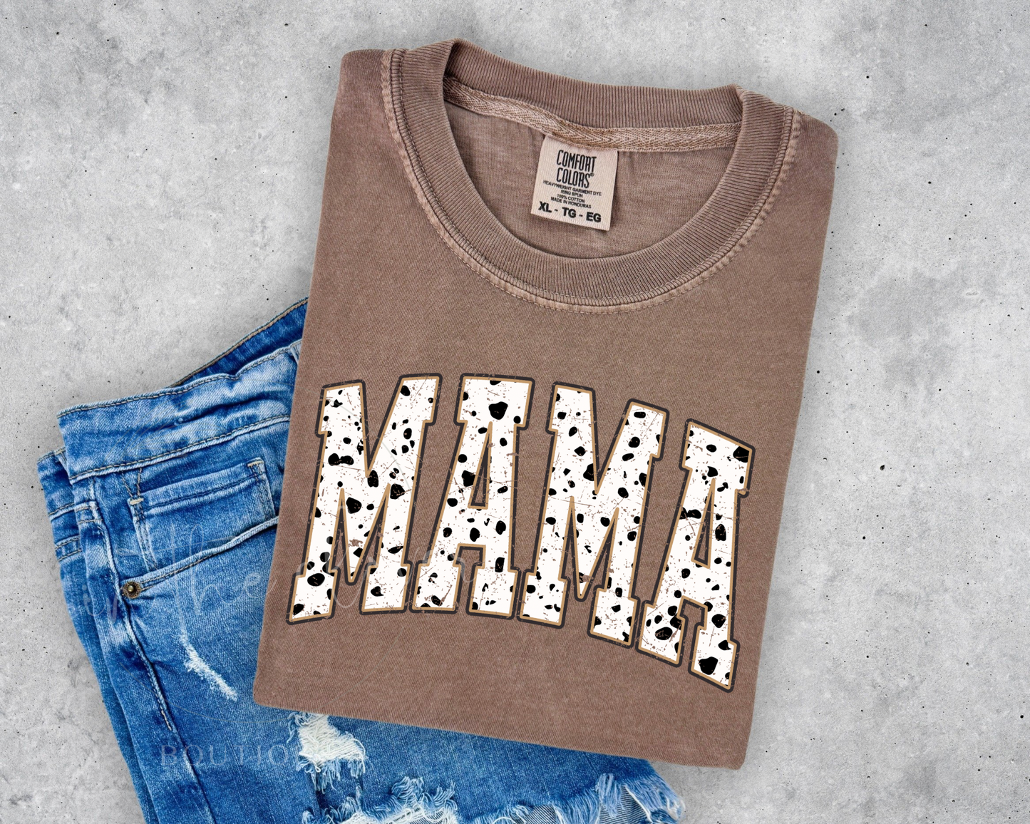 SPLATTER MAMA - ESPRESSO TEE