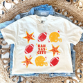 KANSAS CITY FOOTBALL COLLAGE - WHITE TEE