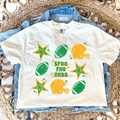 SPOOHOUND FOOTBALL COLLAGE - IVORY TEE