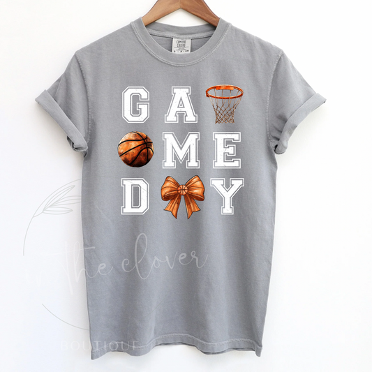 BASKETBALL GAME DAY  - GREY TEE