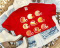 KANSAS CITY THEMED HELMET TEE - RED TEE