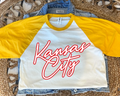 KANSAS CITY SCRIPT - 3/4 LENGTH TEE