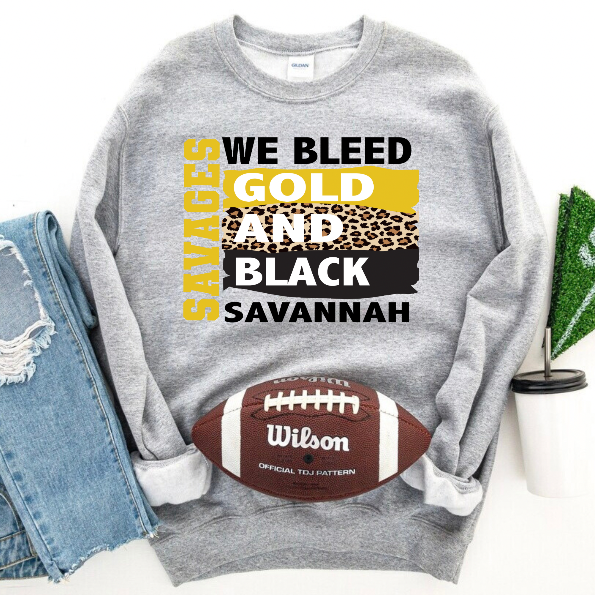 Savages We Bleed Gold and Black