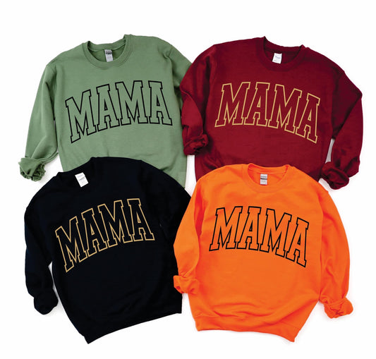 BLOCK MAMA FALL- CREWNECK