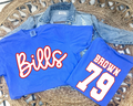 BILLS BROWN - BLUE TEE