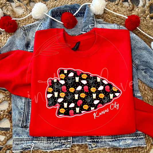 SLP THEMED ARROWHEAD- RED CREWNECK