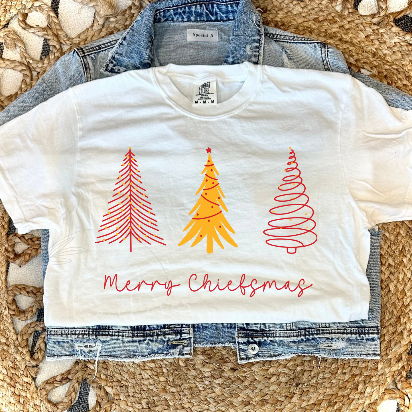 MERRY CHIEFSMAS - WHITE TEE