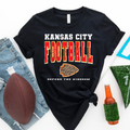 Kansas City Football Defend the Kingdom Black Tee
