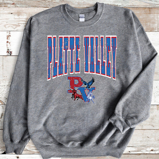 Platte Valley Distressed Crewneck