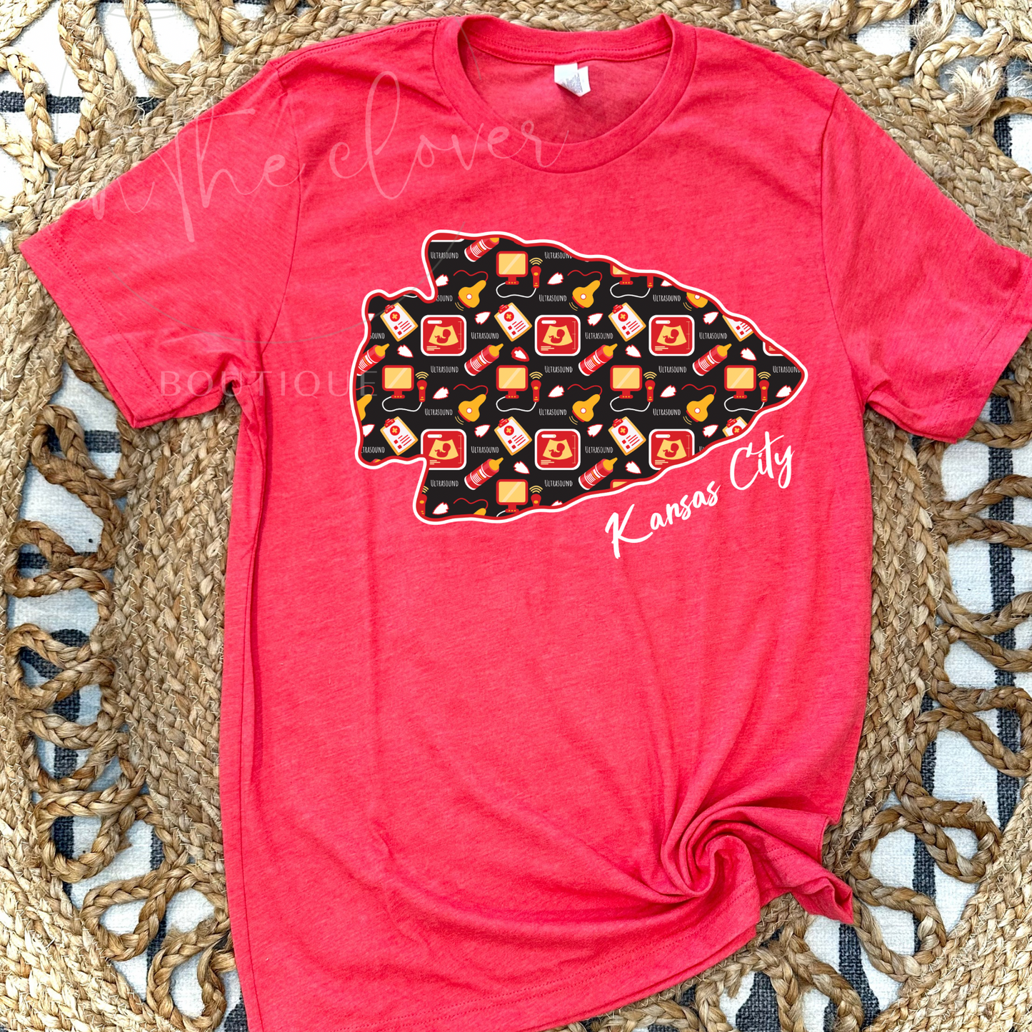 OB USTHEMED ARROWHEAD - RED TEE