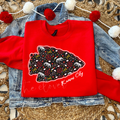 OPTOMETRY THEMED ARROWHEAD- RED CREWNECK